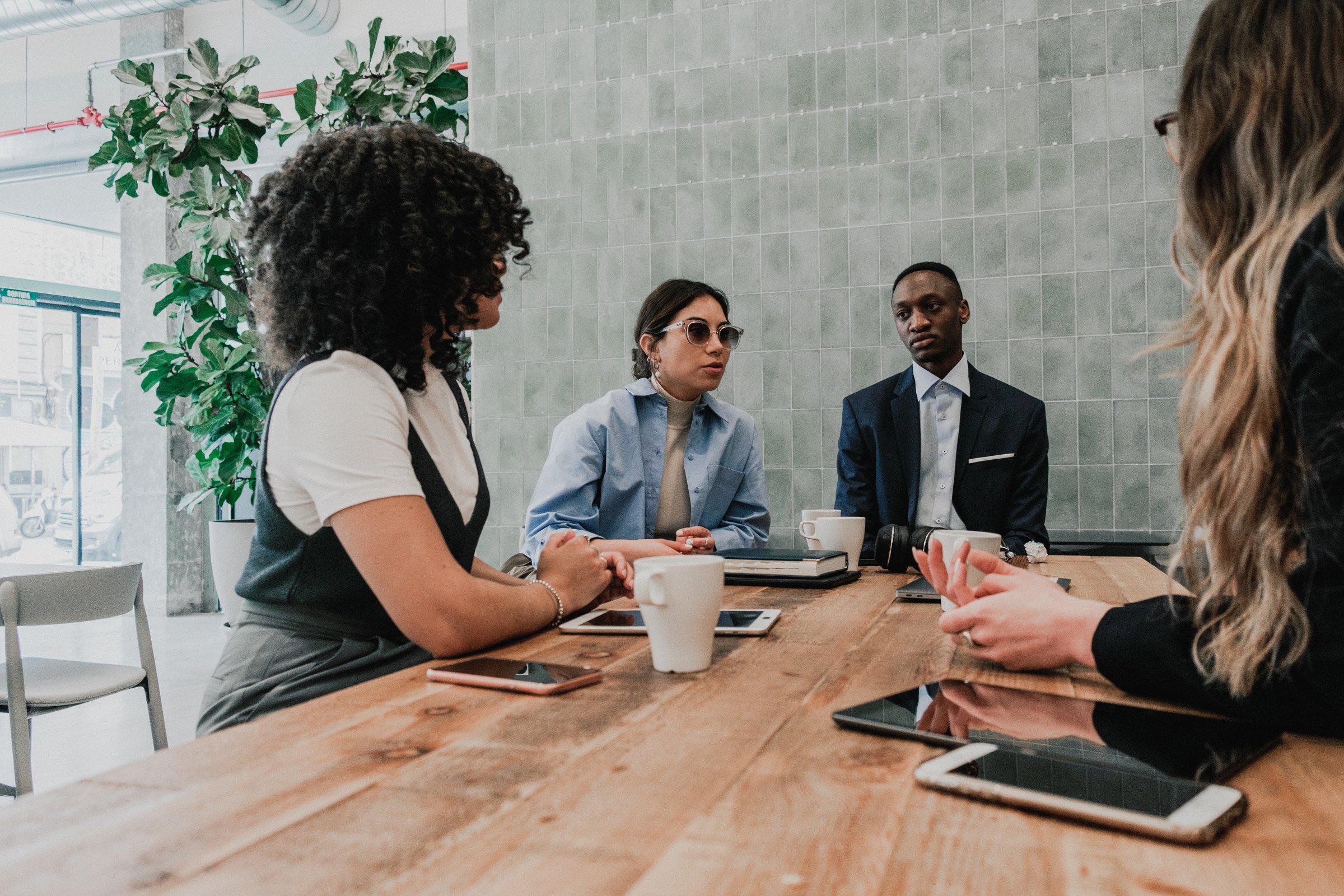 Cool Corporate Team in a Meeting